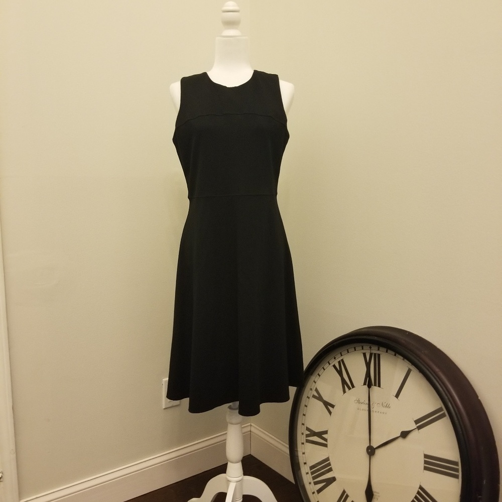 Black Fit and Flare Dress